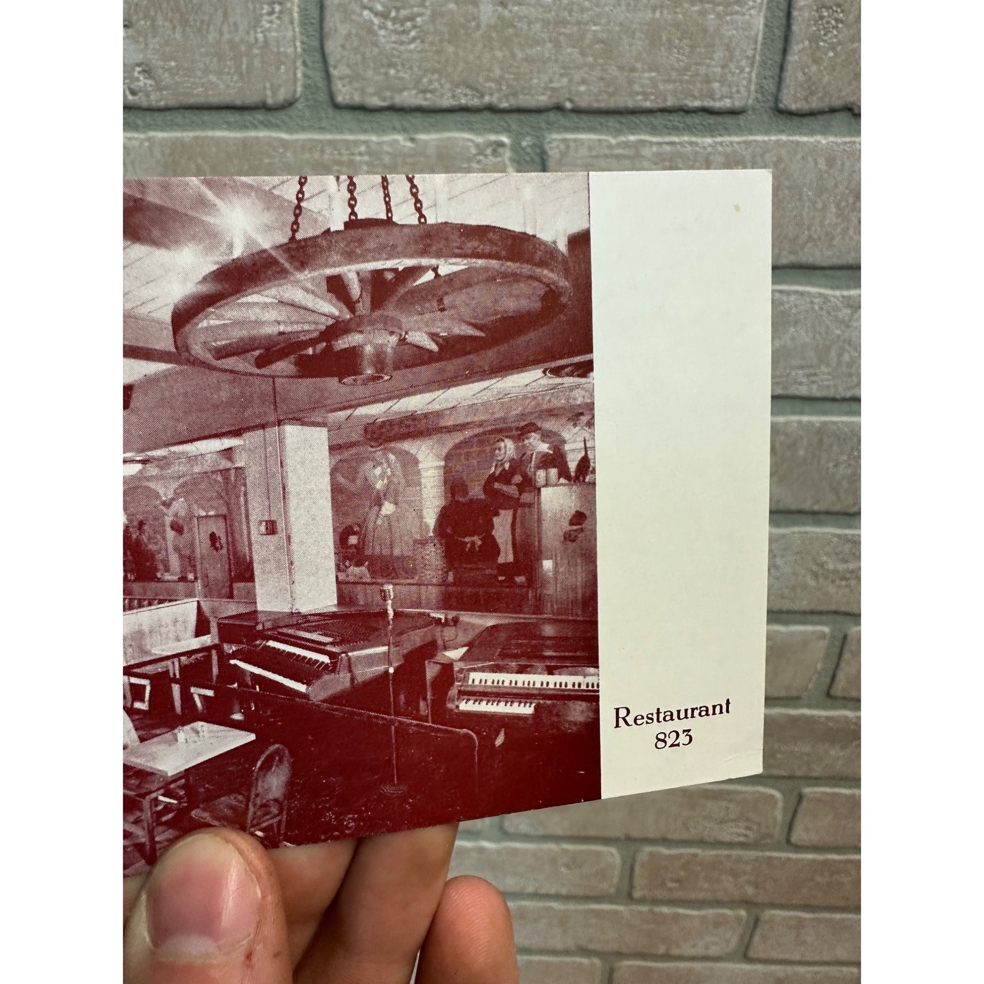 Washington DC Restaurant 823 Interior c1930s-40s Postcard