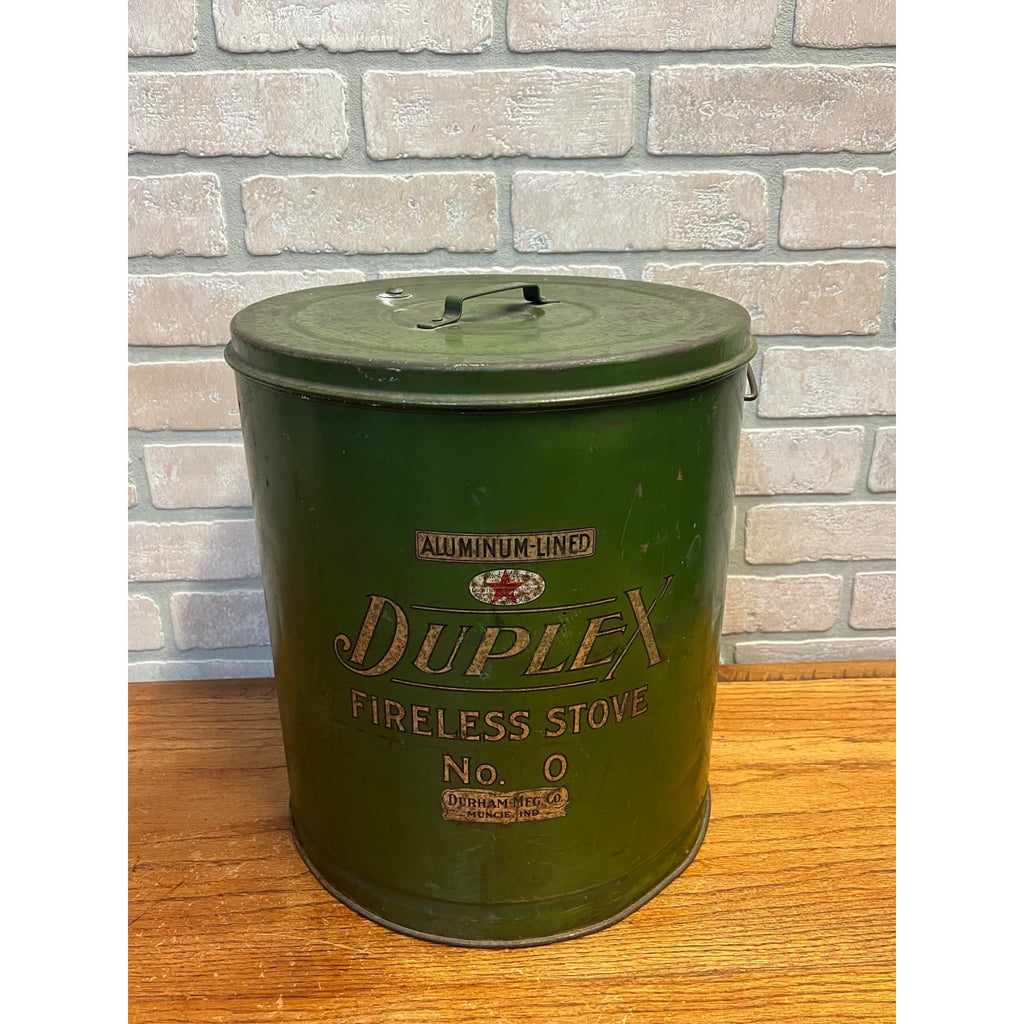 Vintage Duplex Fireless Stove No. 0 Durham Mfg Co. Muncie, Ind