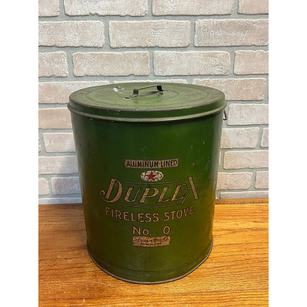 Vintage Duplex Fireless Stove No. 0 Durham Mfg Co. Muncie, Ind