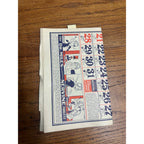 Vintage 1940 Dr. Miles Weather Calendar Alka Seltzer Advertising Podall Drug Chicago