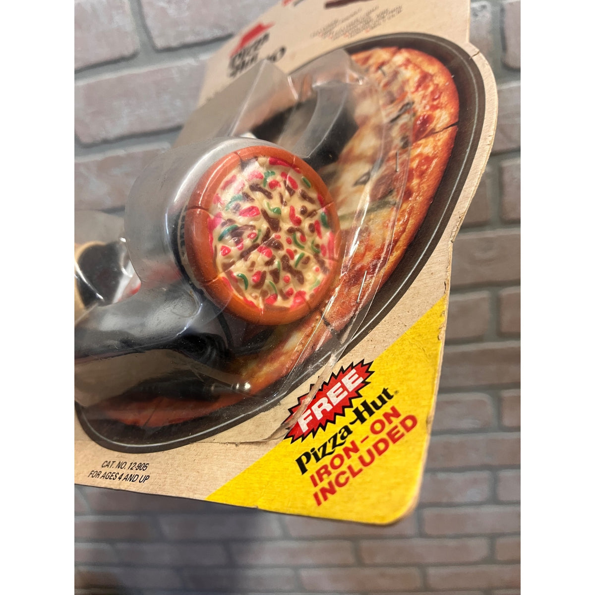 Vintage 1986 Pizza-Hut AM Transistor Radio with Headset - In Package