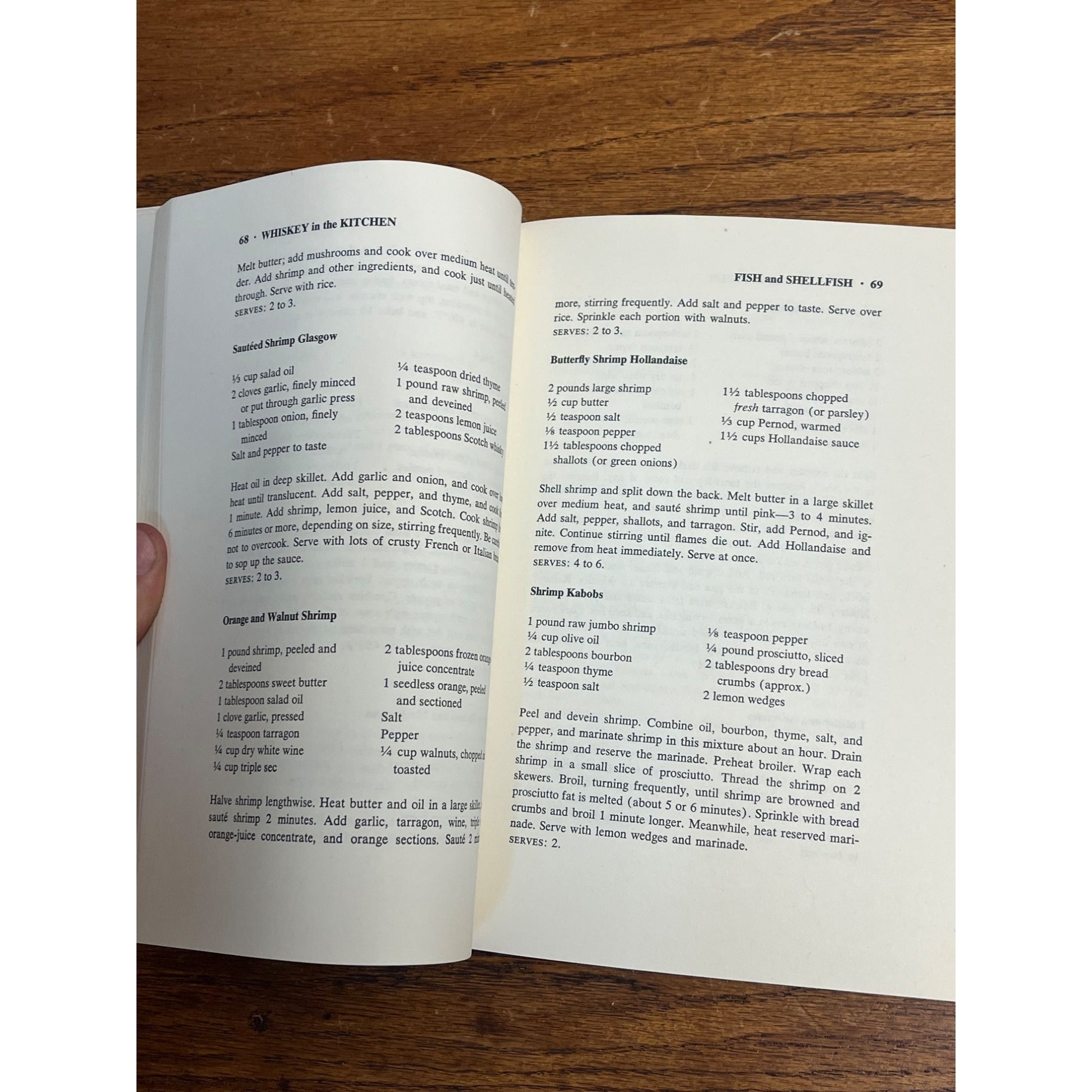 Whiskey in the Kitchen Cookbook Hardcover 1968 Emanuel & Madeline Greenberg