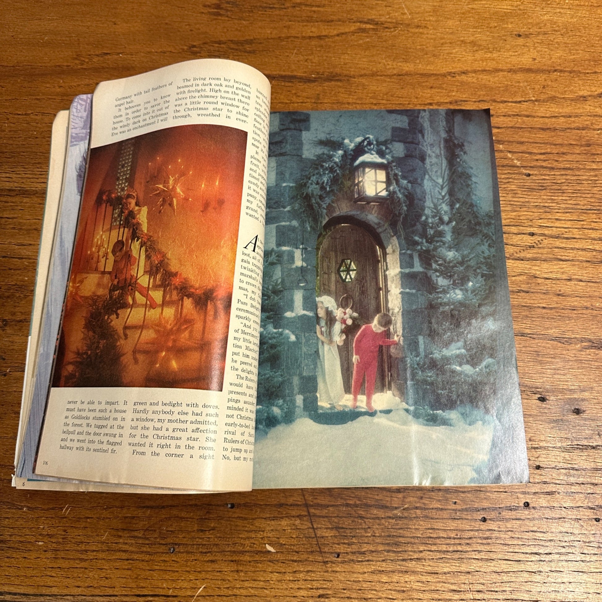 1963 DECEMBER GOOD HOUSEKEEPING MAGAZINE - Charlie Brown Stocking Book Vtg