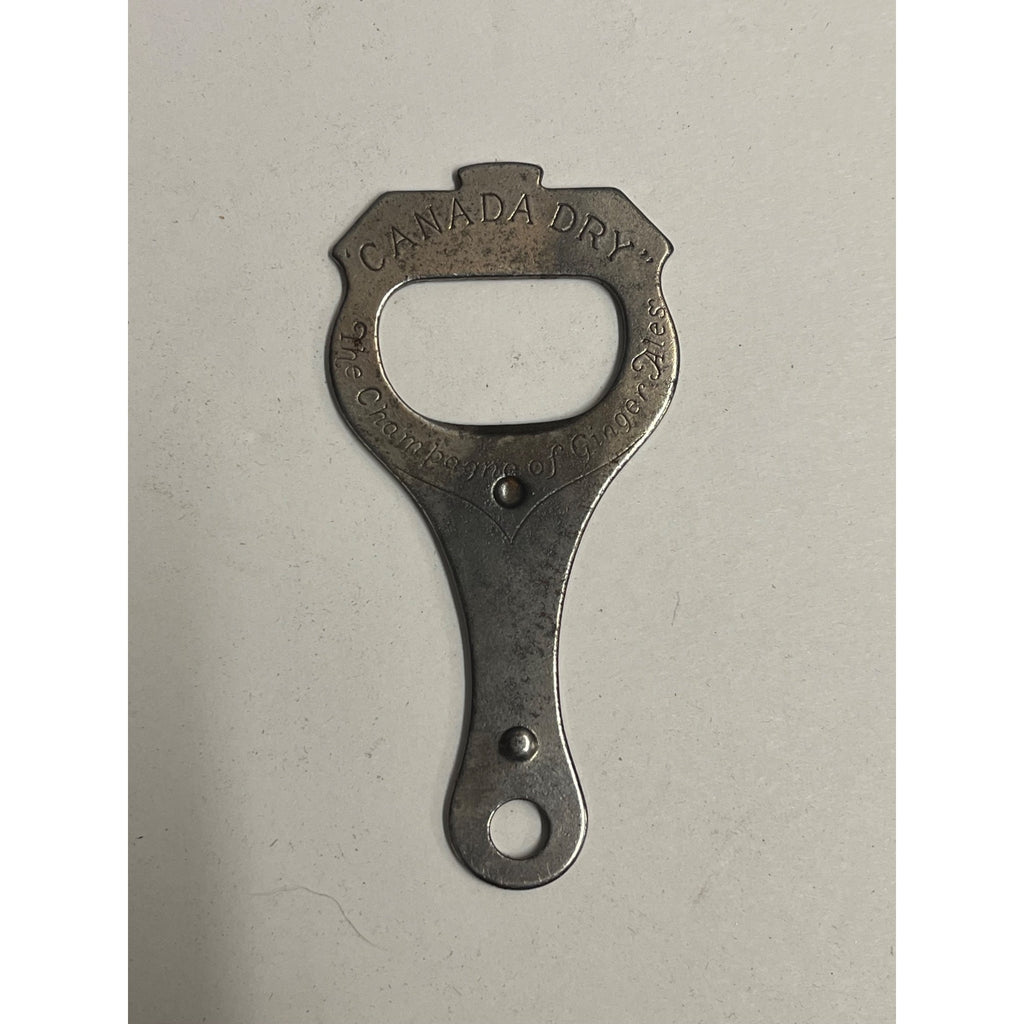 Vintage Canada Dry Ginger Ale Metal Advertising Bottle Opener