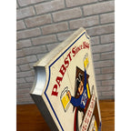 Vintage 1970s Pabst PBR One if By Land, Two if By Sea Wooden Bar Beer Sign