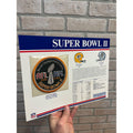 1968 Green Bay Packers / Raiders Super Bowl II NFL Patch Sheet Willabee & Ward