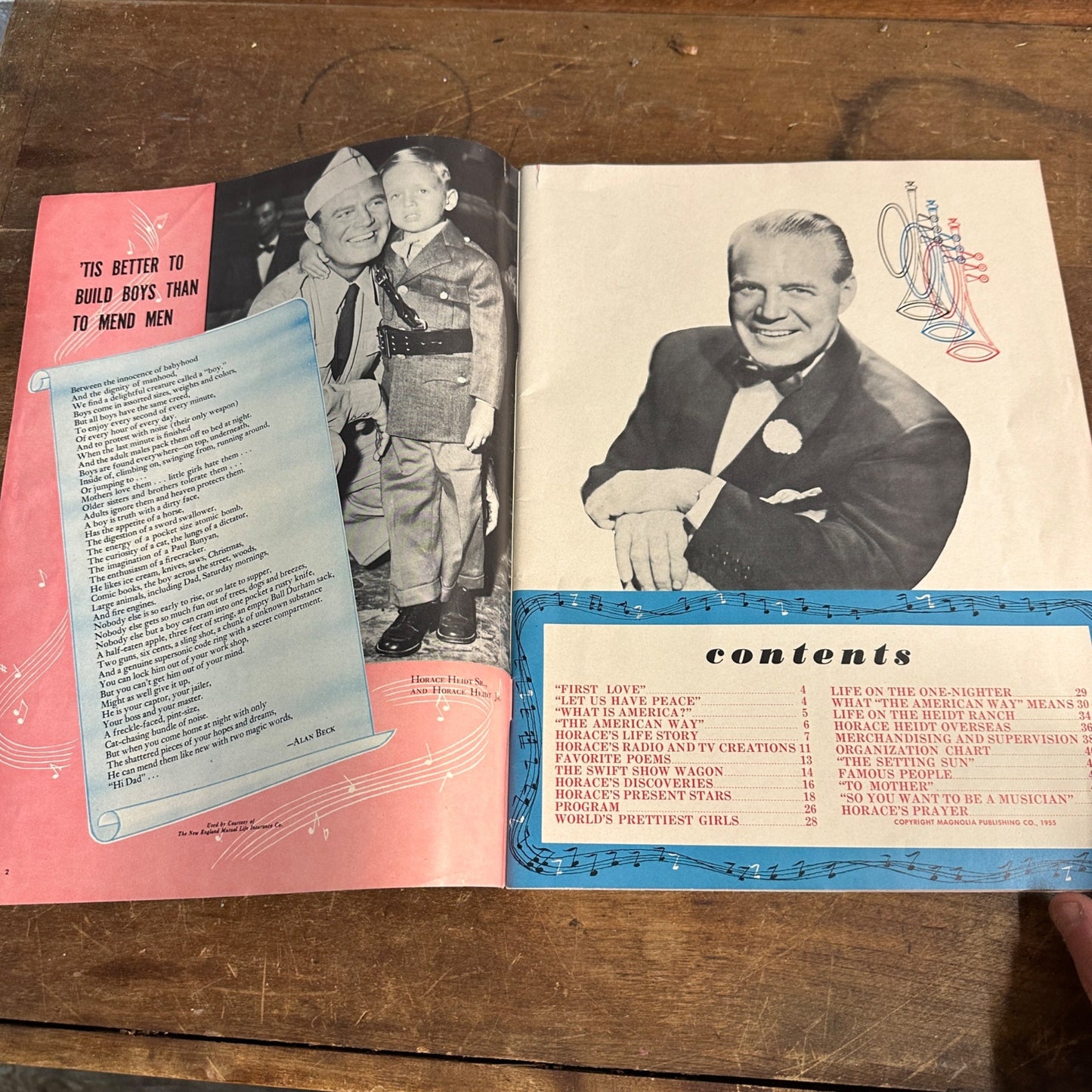 Vintage Horace Heidt and the American Way Life Story Booklet (1955)