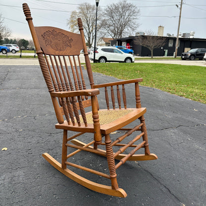 Antique Victorian Rocking Chair - Refinished