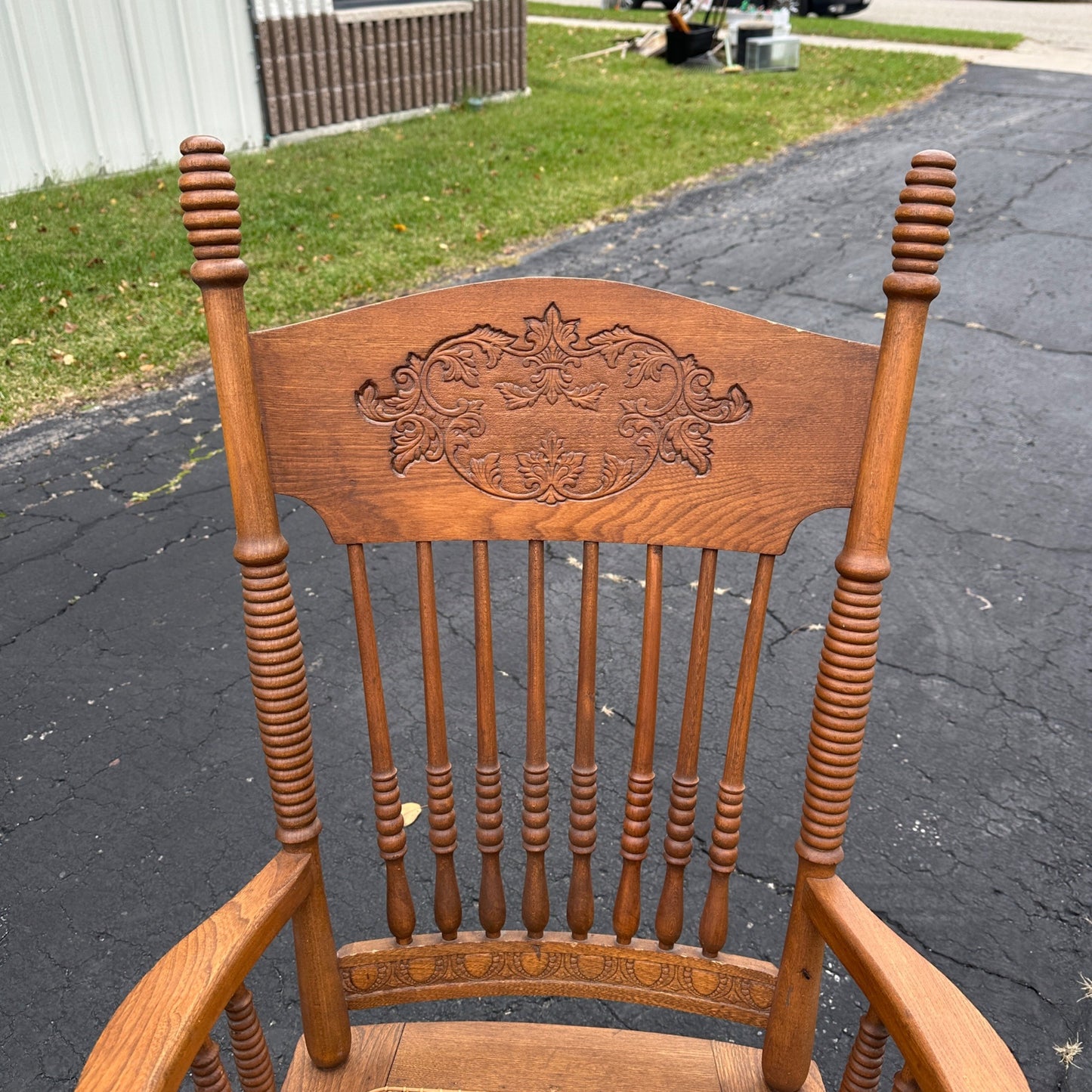 Antique Victorian Rocking Chair - Refinished