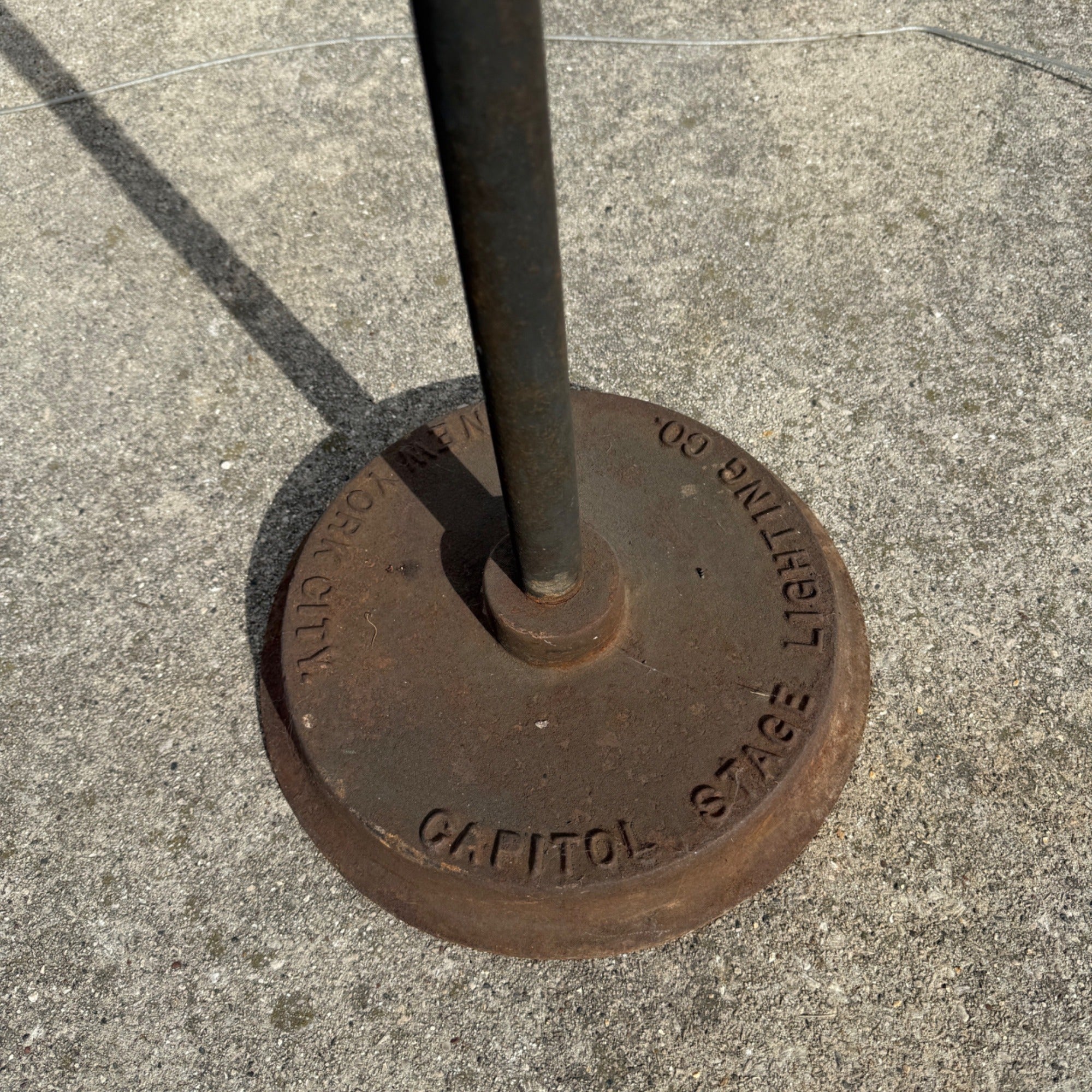 Vintage Capitol "Splendor" Industrial Art Deco Theater Spotlight Stage Lamp