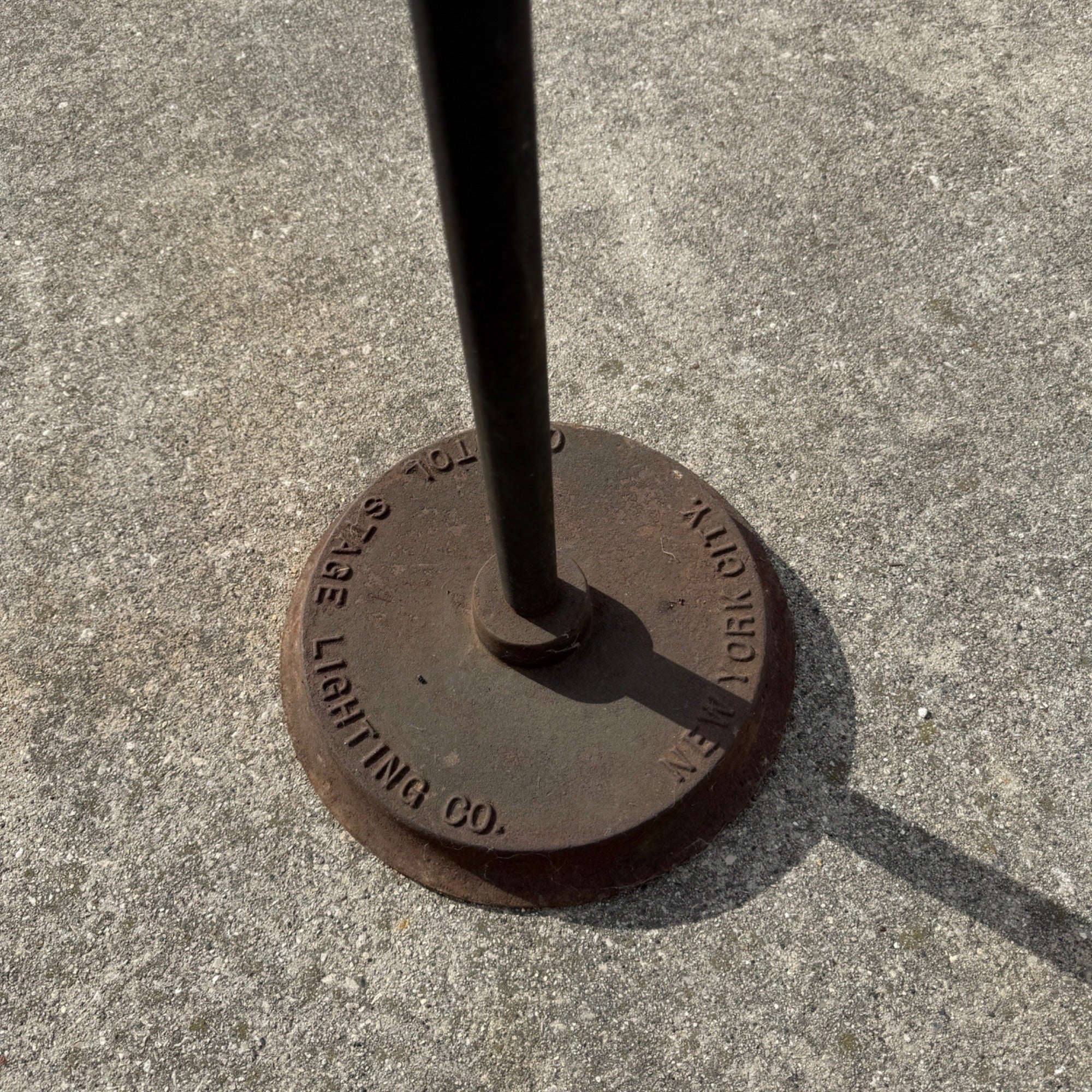 Vintage Capitol "Splendor" Industrial Art Deco Theater Spotlight Stage Lamp