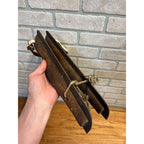 Antique Wood and Metal Ice Skates Early 1800's Primitive Cabin Decor