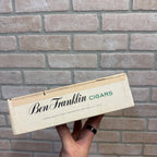 Vintage Ben Franklin Perfectos Cigars Cardboard Box Consolidated Cigar Co. NY