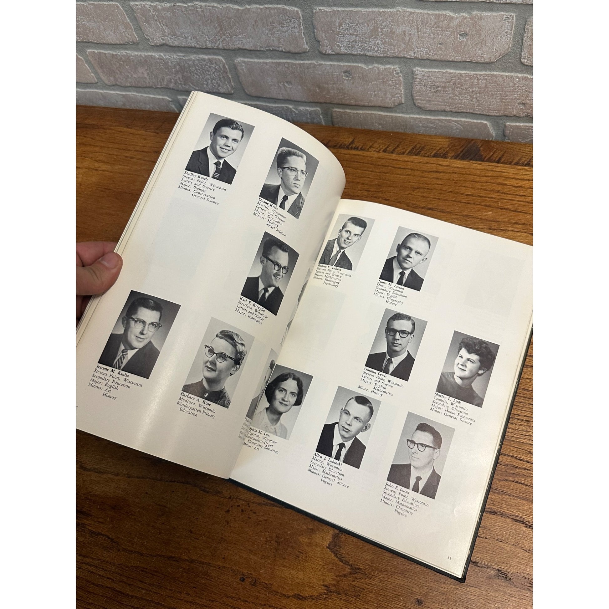 Vintage 1960 Iris Wisconsin State College Stevens Point WI Year Book University