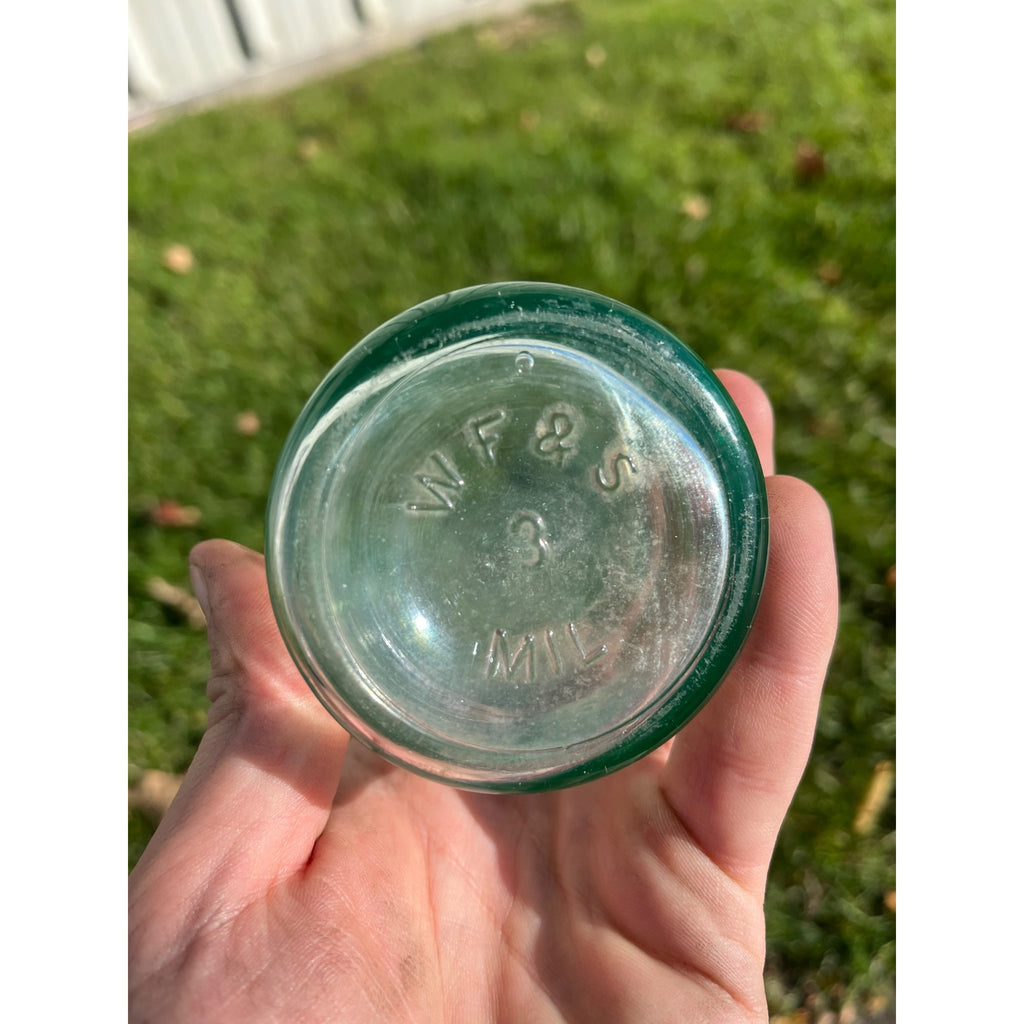 Vintage Jung Brewing Co. Pre-Prohibition Clear Embossed Beer Bottle Milwaukee WI