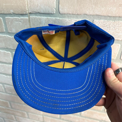 VINTAGE JET STREAM CAR WASH BLUE RETRO SNAPBACK HAT USA MADE