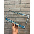 Vintage Mercedes-Benz BMW Booster Dealer License Plate Frame Westmont IL Laurel