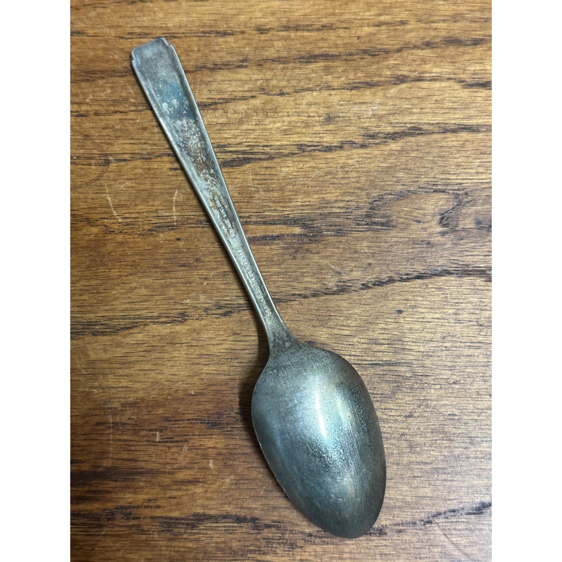 Vintage 1939 New York Worlds Fair Deerfield Sliverplate Spoon Silver Plated