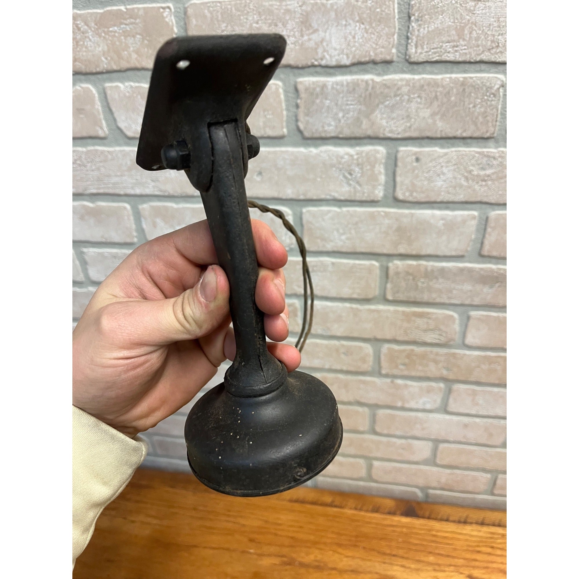 Vintage 1920s Wood Wall Telephone Speaker/mic Holder