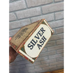 Vintage Wooden Cigar Box "Silver Ash" Advertising Ullrich Campbellsport Wisconsin