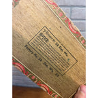 Vintage Wooden Cigar Box "Silver Ash" Advertising Ullrich Campbellsport Wisconsin