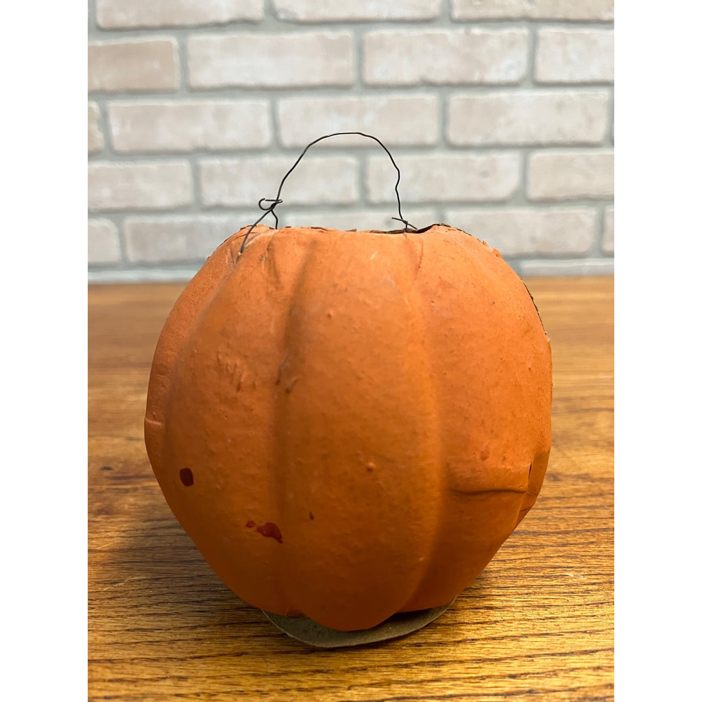 Antique Vintage Halloween German Jack o' Lantern JOL 4" Pressed Cardboard