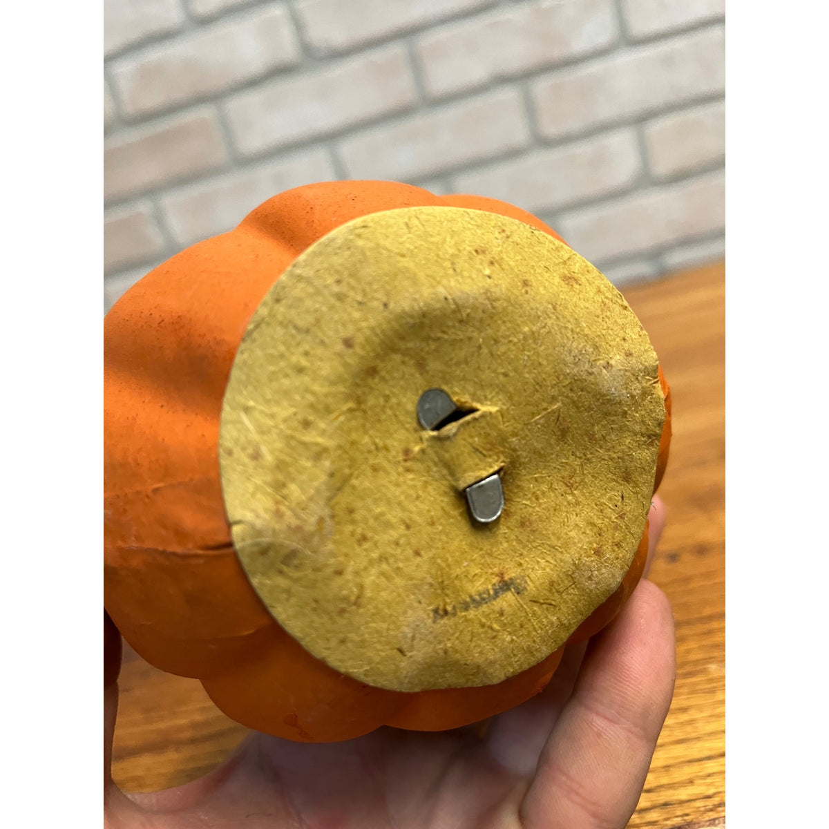 Antique Vintage Halloween German Jack o' Lantern JOL 4" Pressed Cardboard