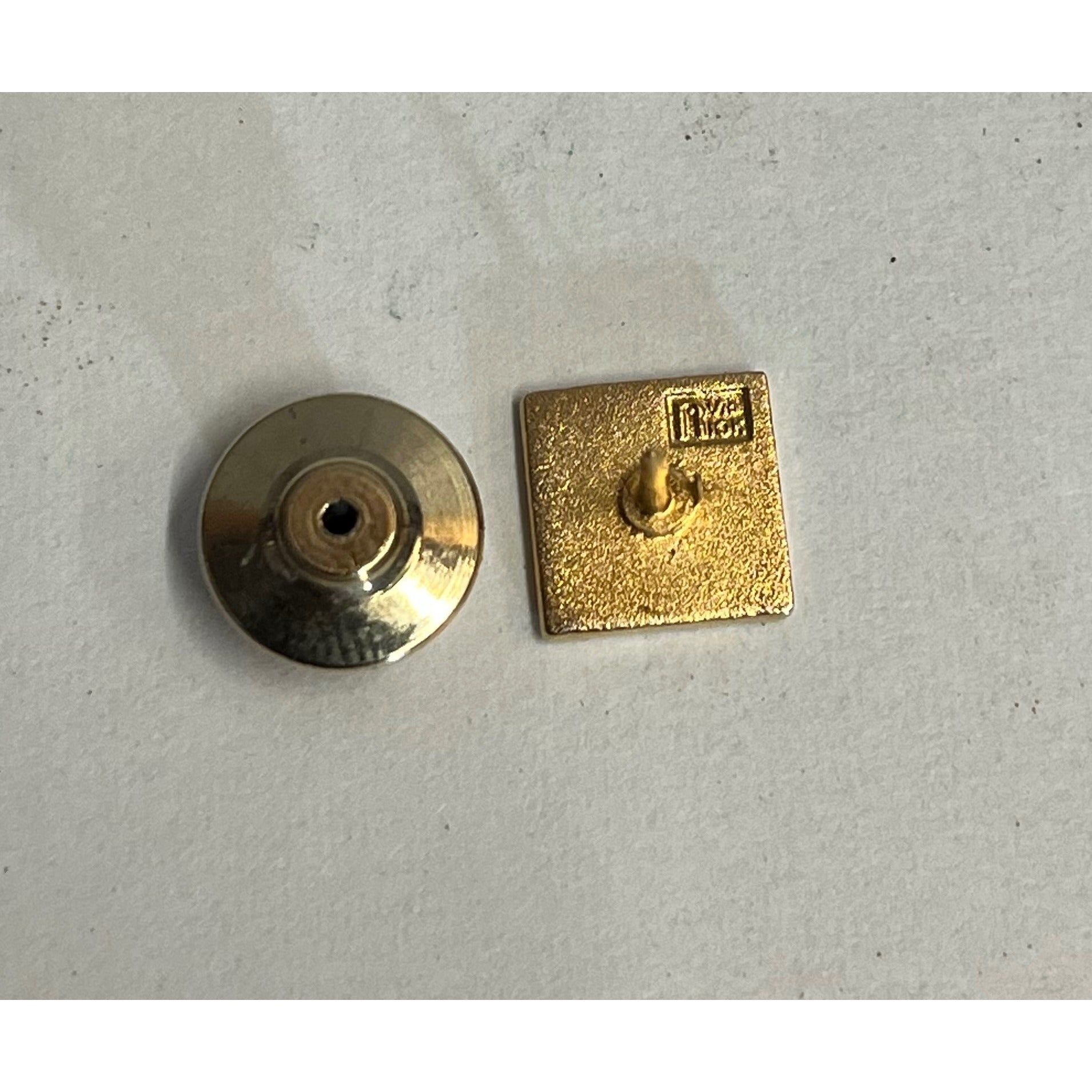 Vintage 1982 IBM Hundred Percent Club Service Award 1/10 10K Gold Lapel Pin Tie