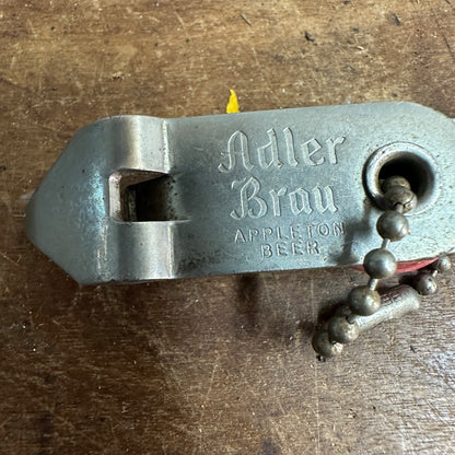 Vintage Adler Brau Appleton Beer Folding Can and Bottle Opener Vaughan