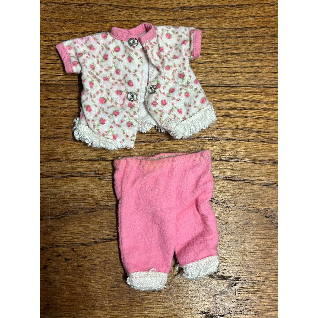 Vintage 1964 Ideal Tammy Doll Family Pepper Sister Bedtime Outfit Pink Set