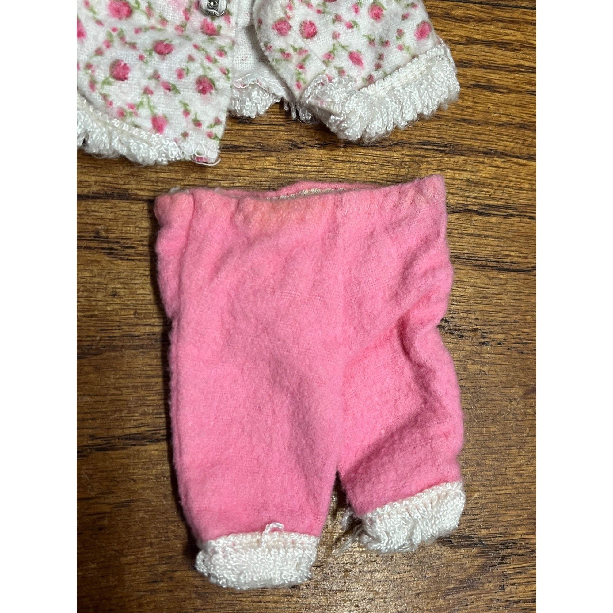 Vintage 1964 Ideal Tammy Doll Family Pepper Sister Bedtime Outfit Pink Set