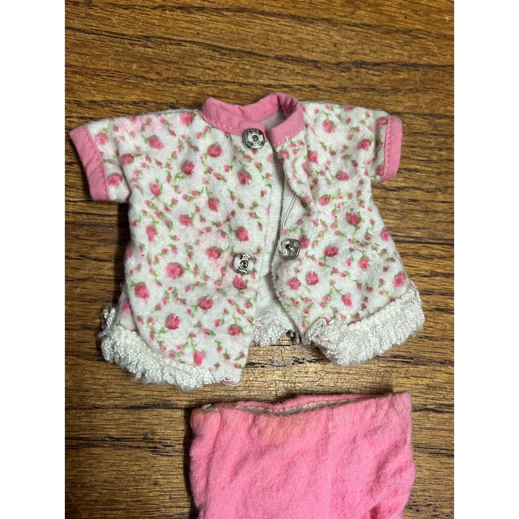 Vintage 1964 Ideal Tammy Doll Family Pepper Sister Bedtime Outfit Pink Set