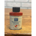 Vintage Wernet's Denture Powder Tin Small Trial Size Plastic Cap ADA Accepted False Teeth Adhesive
