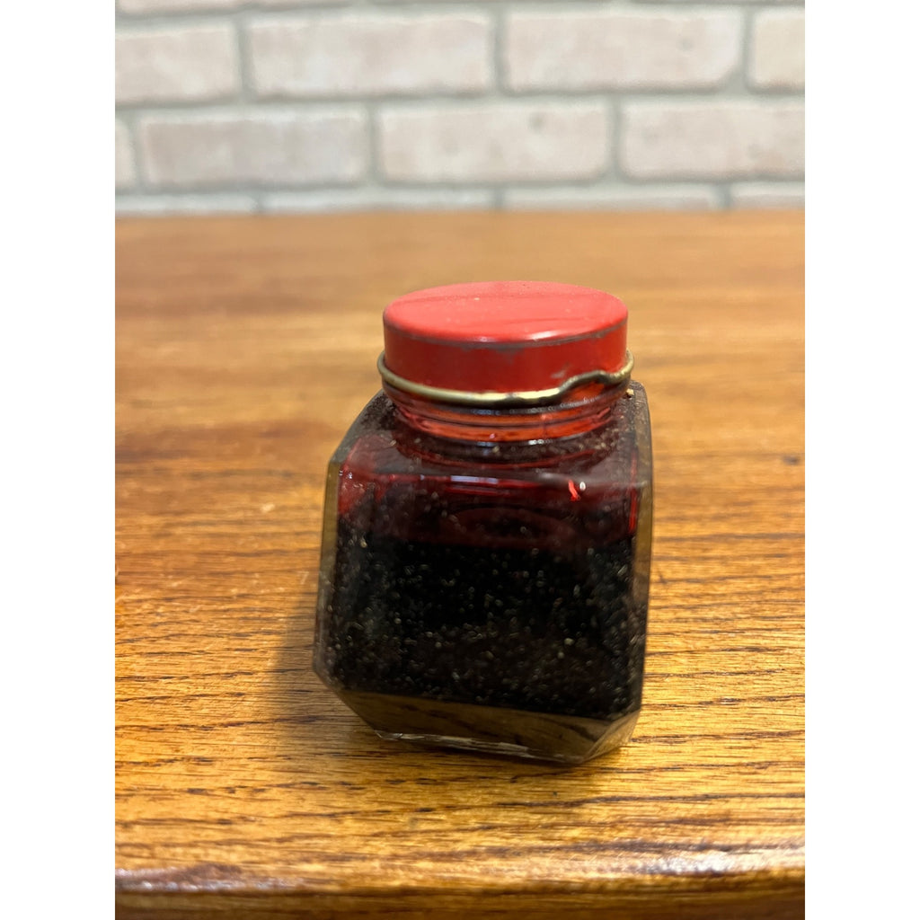 Waterman's Vintage 2 Oz Bottled Ink Carnation Red 70% Still Remains