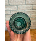 Lot of 2 Hemingray #19 & #20 Blue Teal Glass Insulators Telephone Pole