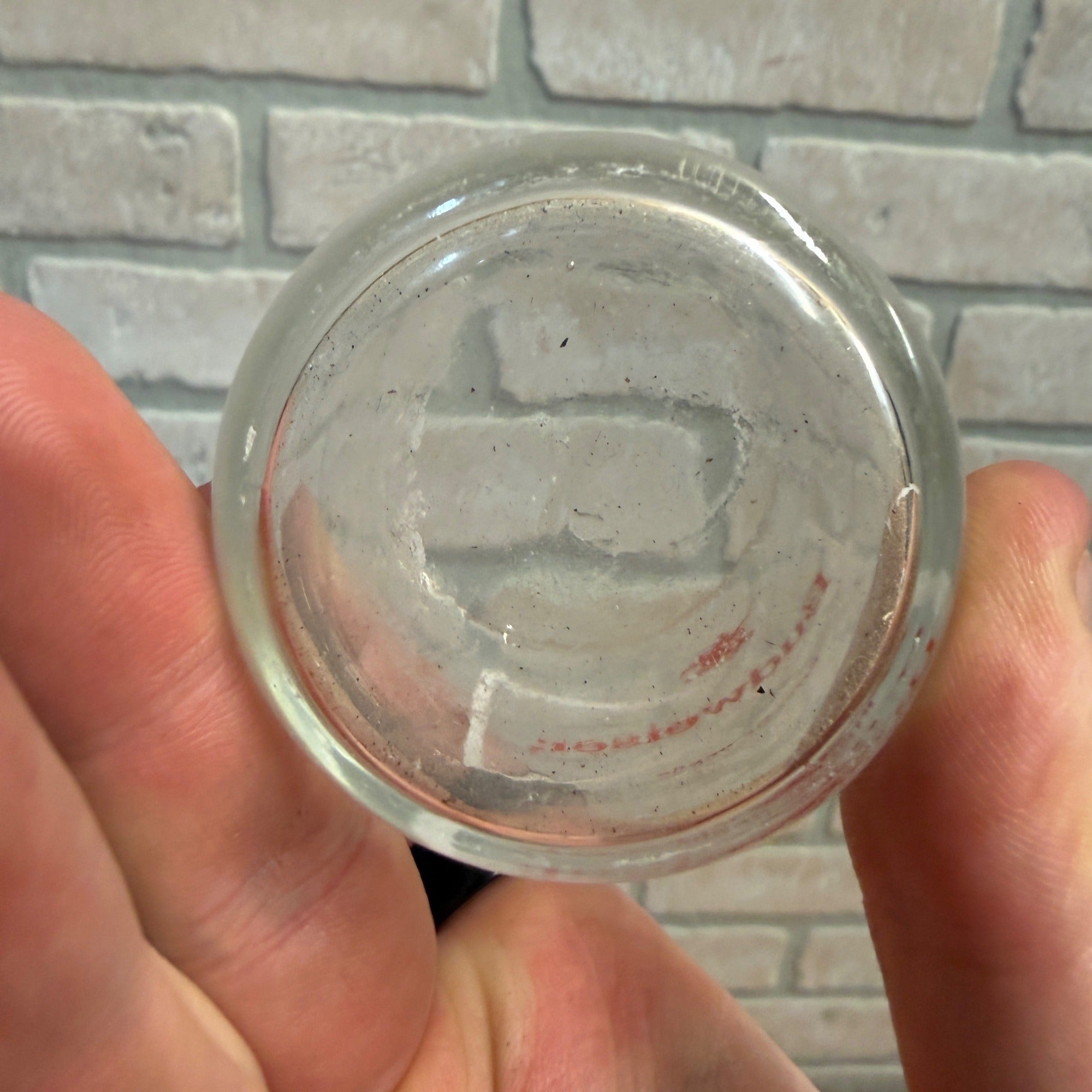 Budweiser Nickel King of Beers Beer Glass 3.25" Anheuser Busch Sample