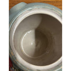 Vintage Ransburg Pottery Floral Bouquet Cookie Jar 1940s