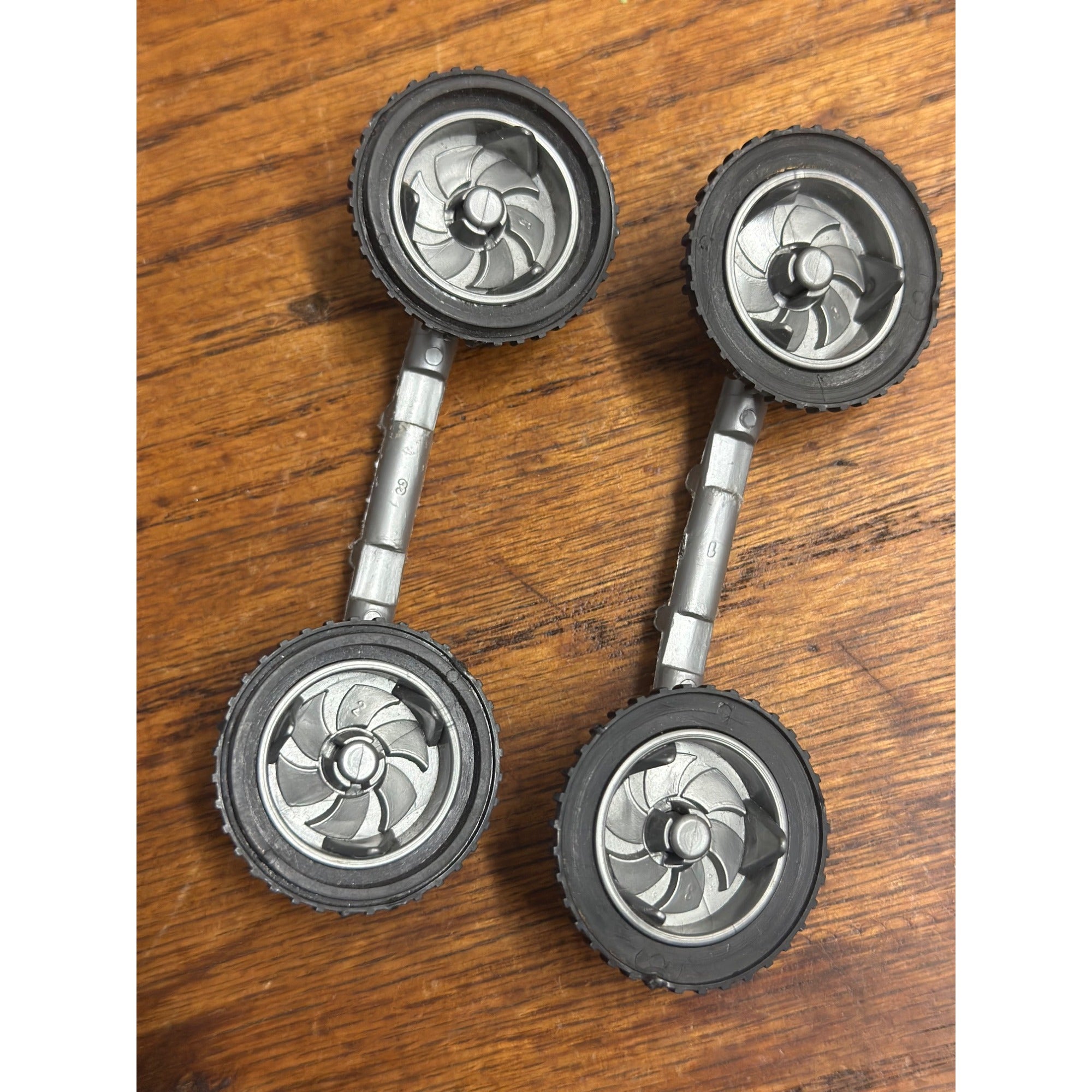 Vintage 1987 Kenner M.A.S.K Mask Bullet Blue Motorcycle Original WHEEL SET PART