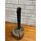 Antique Cast Iron Cobbler Shoe Last Stand Shoemaker Anvil Primitive Tool
