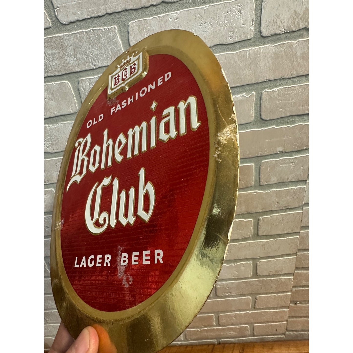 Vintage Bohemian Club Lager Beer "Old Fashioned” Chicago Foil