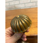 Antique c1895 Yale & Towne Radial Marquette Doorknob Cast Bronze 2-1/4"