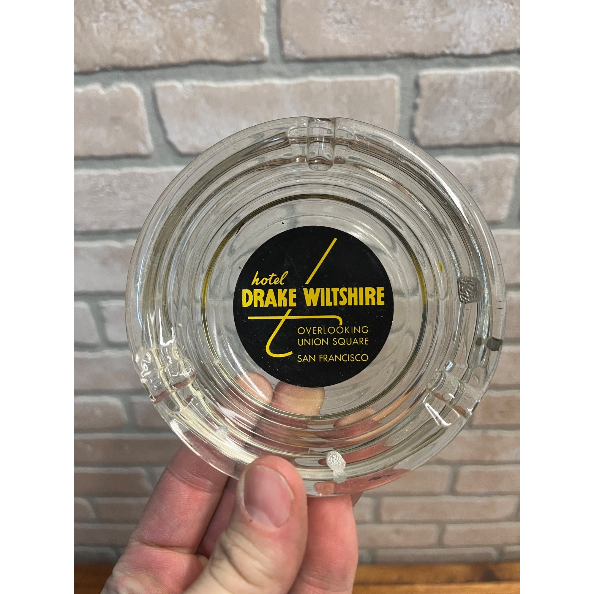 Vintage 1950s Hotel Drake Wiltshire San Francisco California Ashtray Advertising