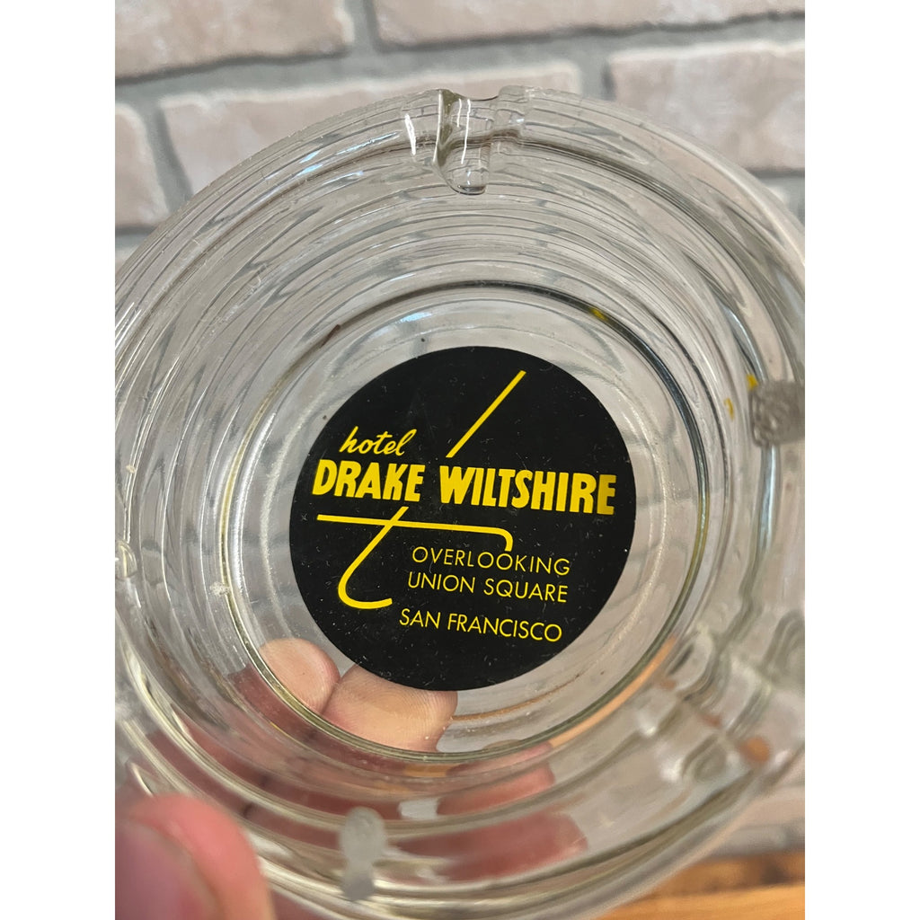 Vintage 1950s Hotel Drake Wiltshire San Francisco California Ashtray Advertising
