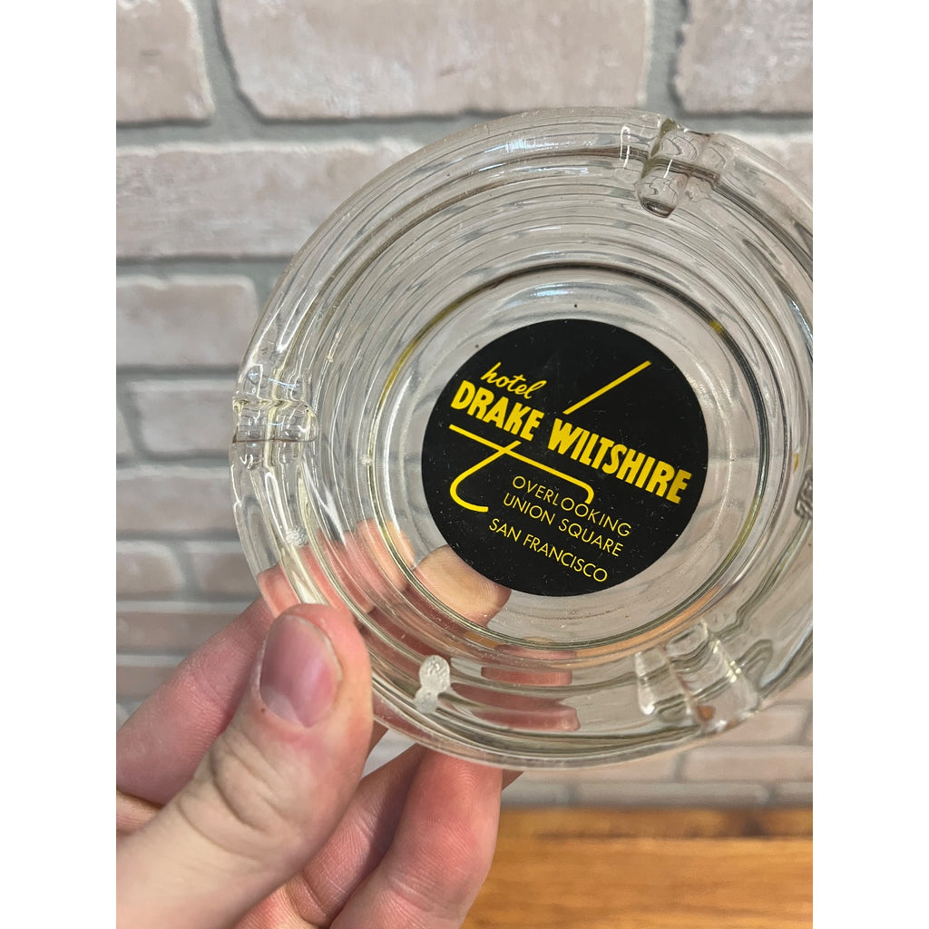 Vintage 1950s Hotel Drake Wiltshire San Francisco California Ashtray Advertising