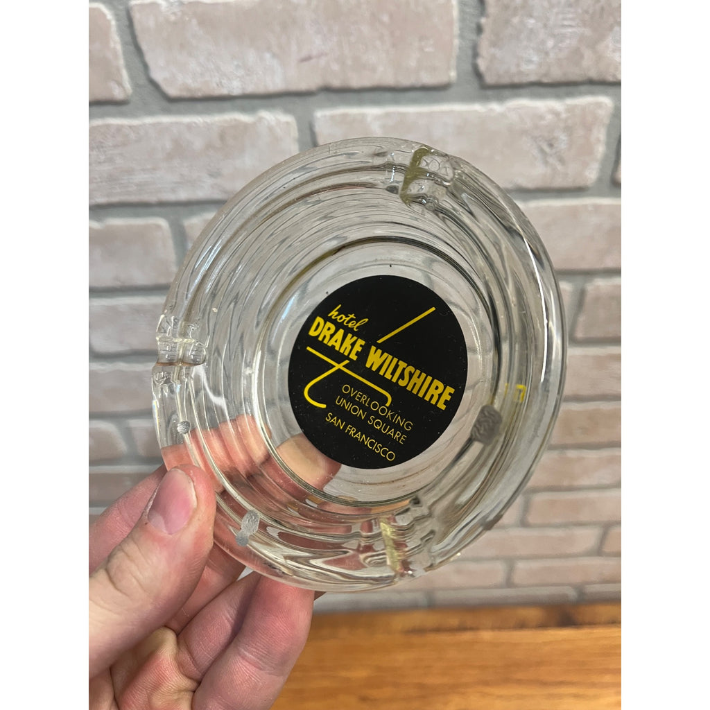 Vintage 1950s Hotel Drake Wiltshire San Francisco California Ashtray Advertising