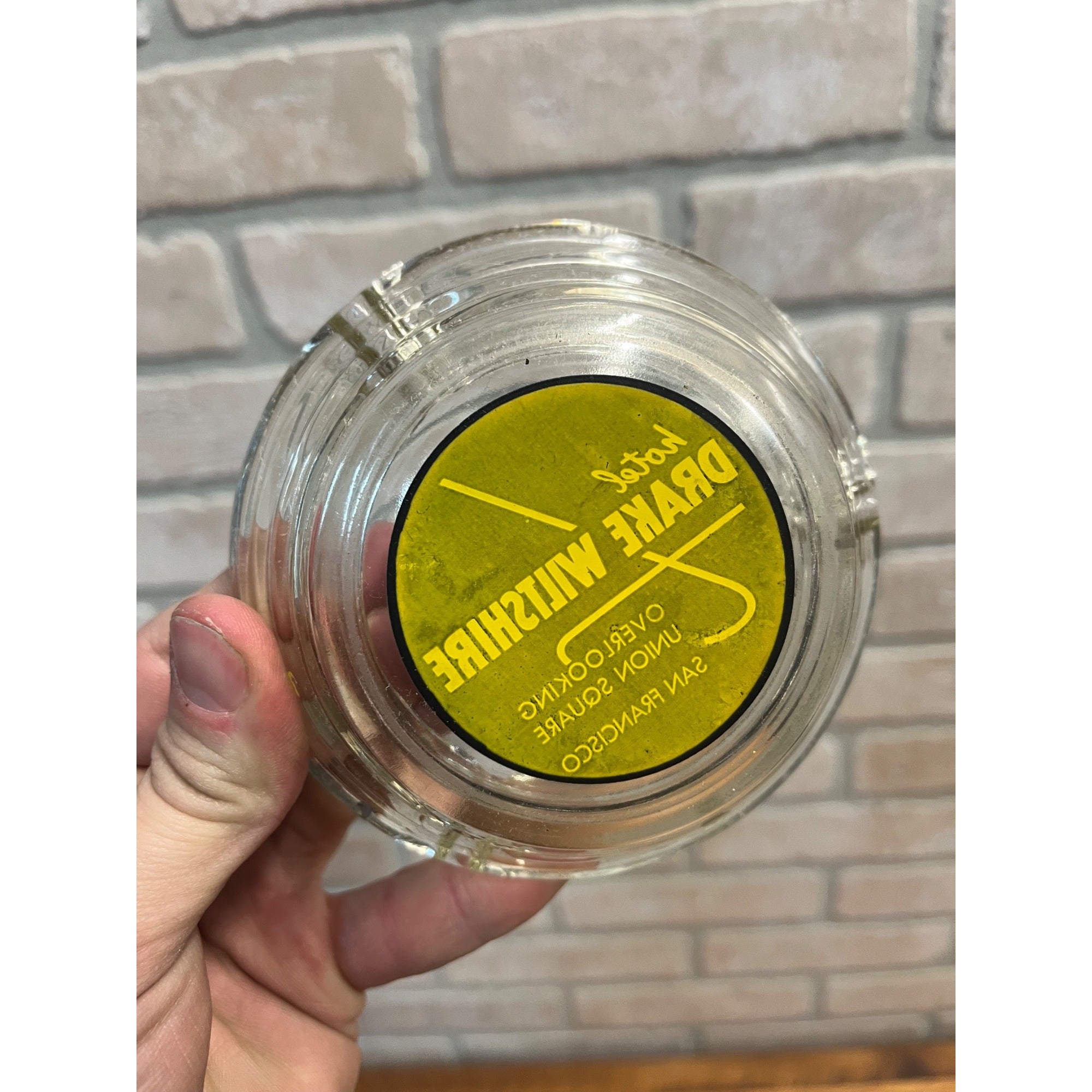 Vintage 1950s Hotel Drake Wiltshire San Francisco California Ashtray Advertising