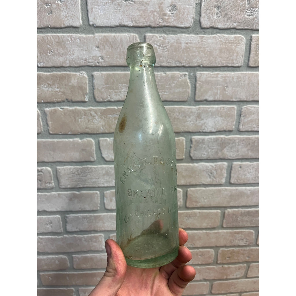 Ernst Tosetti Brewing Chicago ILL Blob Top Beer Bottle Pre Pro