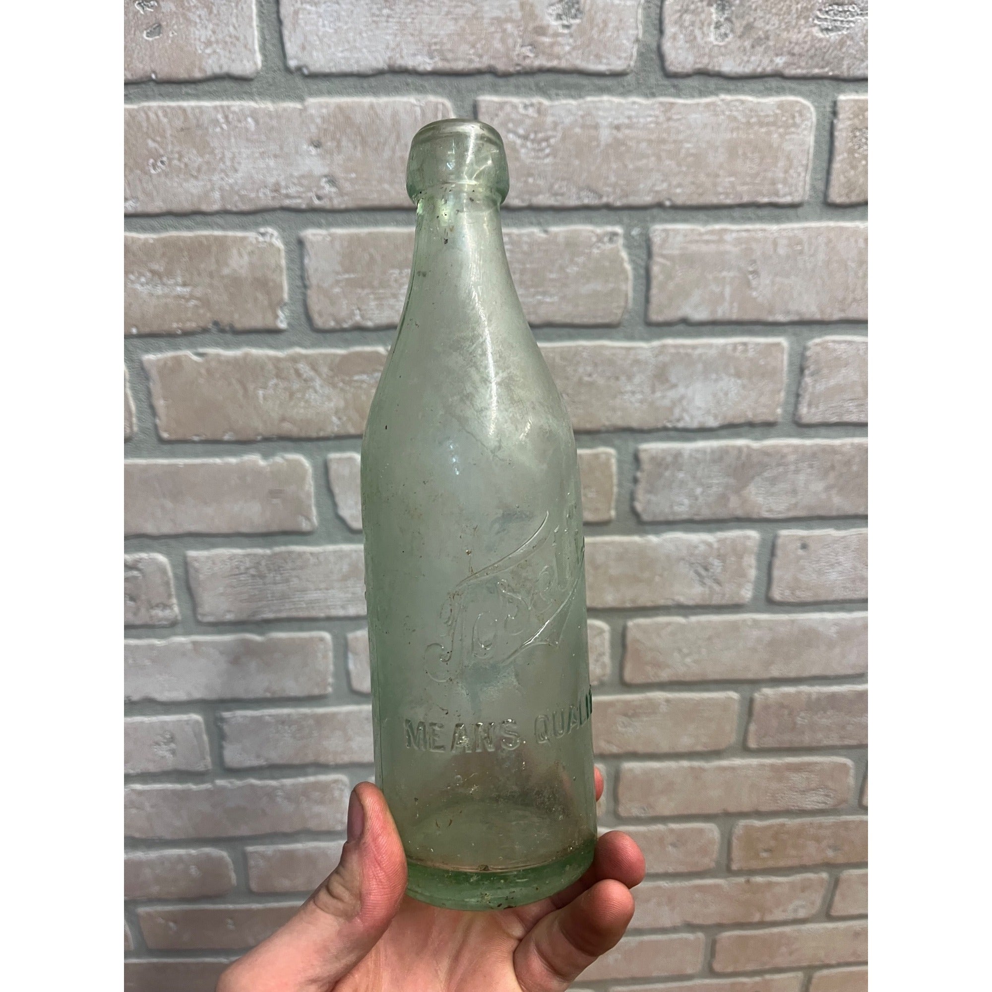 Ernst Tosetti Brewing Chicago ILL Blob Top Beer Bottle Pre Pro