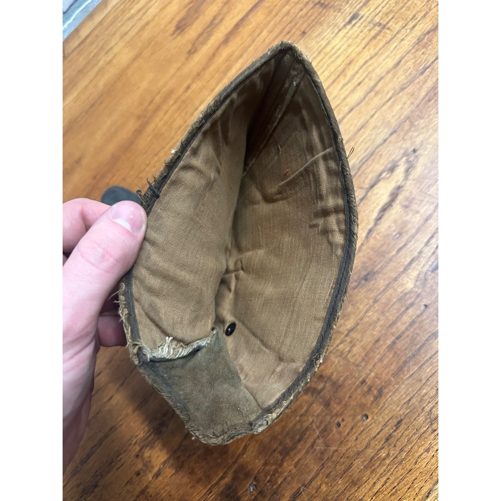 Vintage 1910s Hansen Co. Milwaukee Leather Motorcycle Gloves w/ Gauntlet Cuffs