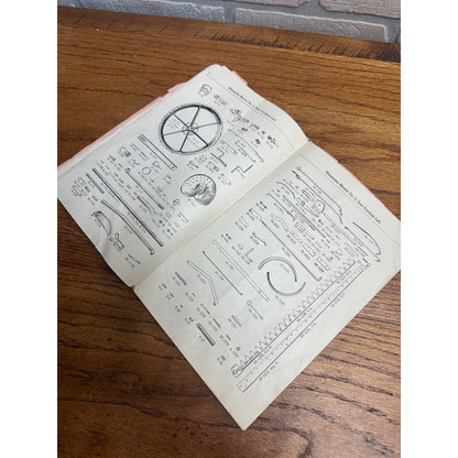 RARE 1930s Minnesota State Prison Mower Instruction / Parts Booklet Tractor Guide